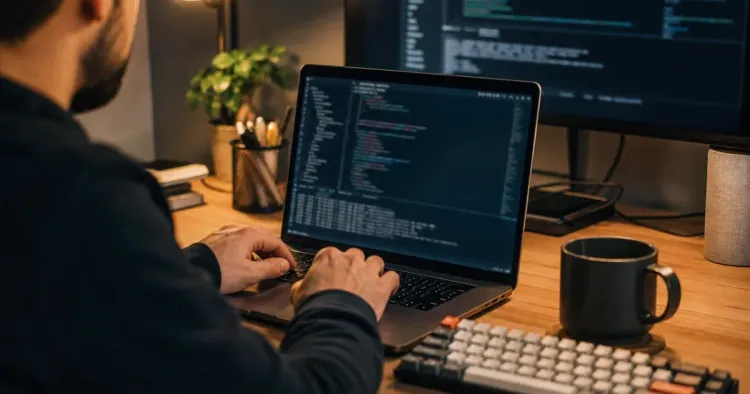 Go developer workspace with terminal and code editor for speech-to-text API integration
