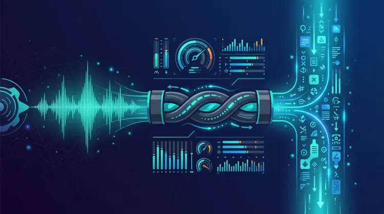 Streaming speech-to-text over WebSockets latency budget illustration