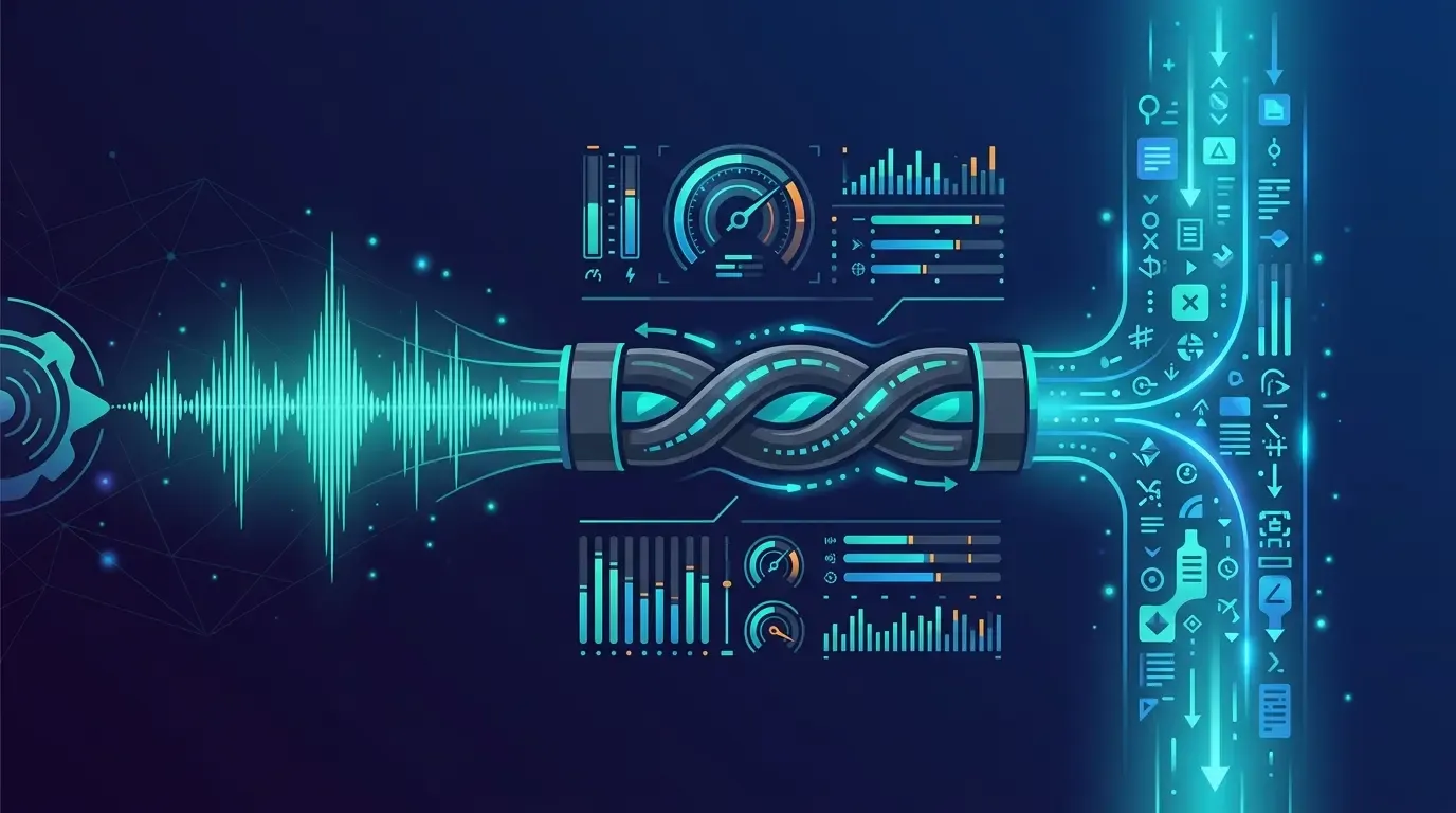 Streaming speech-to-text over WebSockets latency budget illustration